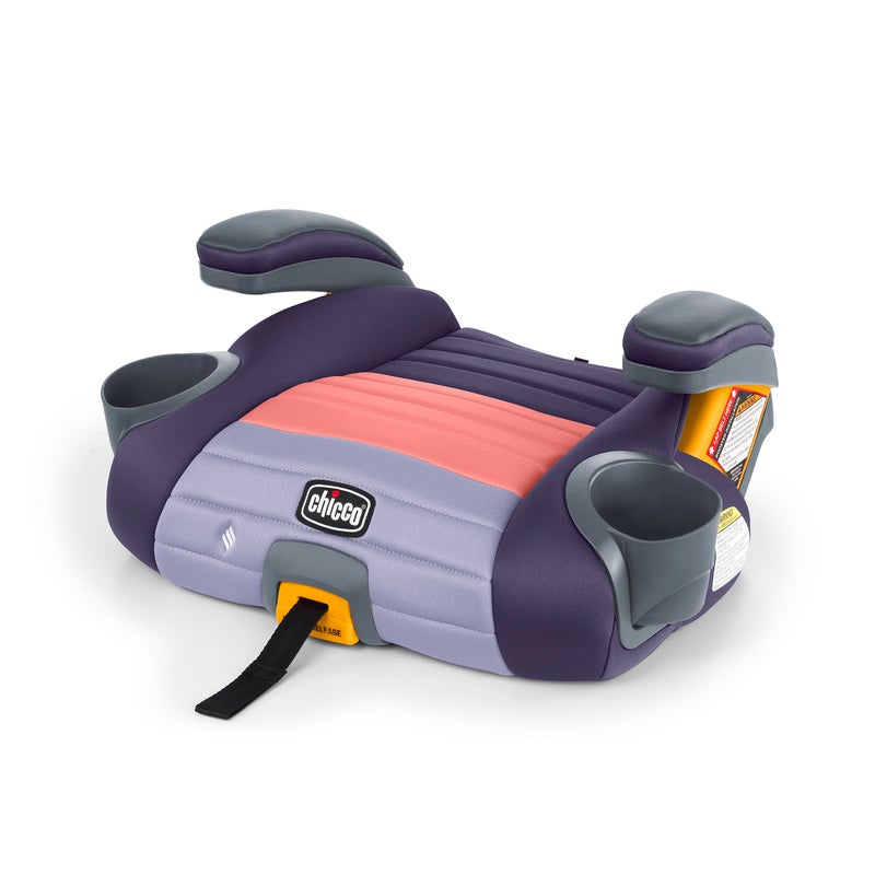 Chicco GoFit ClearTex Plus Backless Booster Car Seat Latch Attachment QuickRelease Latch Removal Portable Car Booster Seat for Children at Least 4 Years Old and 40110 lbs SunsetPurple - Image 2
