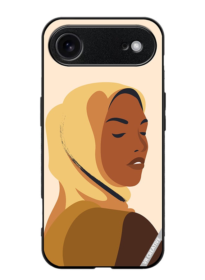 VR CREATIVE Protective Case Cover For Apple iPhone 17 Air Cartoon Woman Shape Design Multicolour