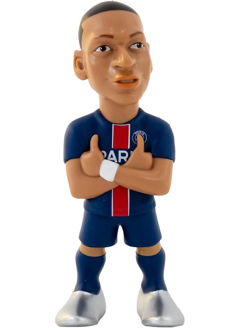 MINIX-  Paris Saint-Germain Mbappé Model Collectable Mbappé 12 cm Figure- Football Toys Range- Collect Your Favourite Football Figures And Teams - Image 5