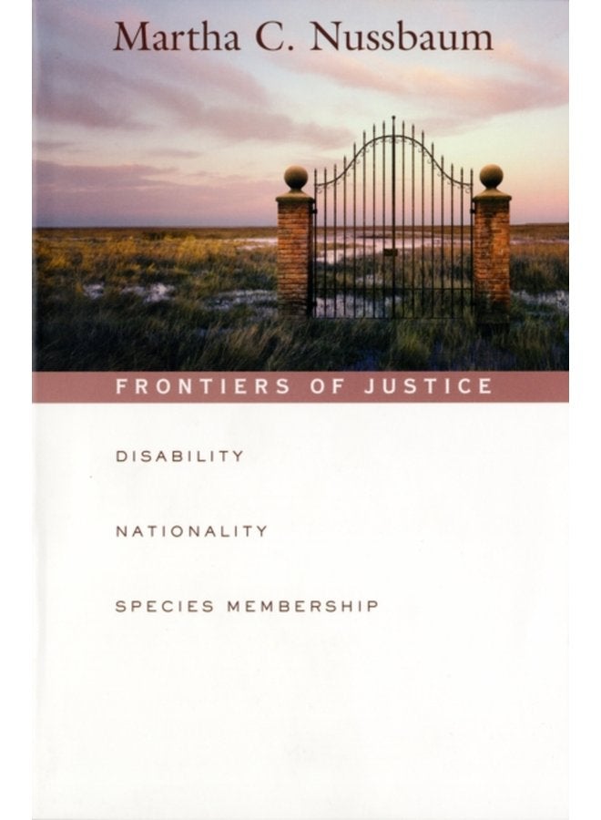 Frontiers of Justice Disability Nationality Species Membership - Paperback