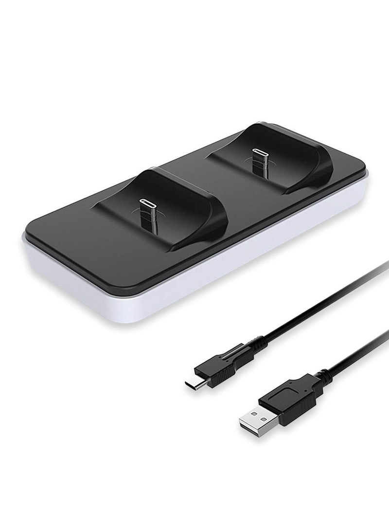 Y&D Dual USB Charging Dock for Playstation 5 Dualsense, Controller Thin and Portable Charger  - Image 1