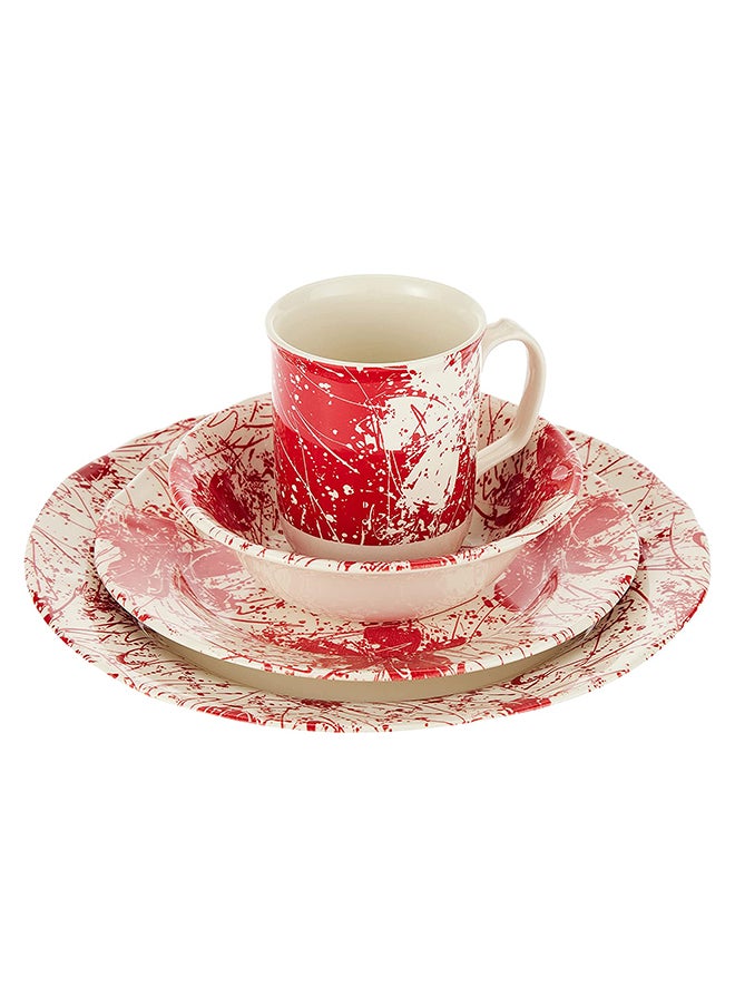 Claytan Claytan Splatters Pink Dinner Set 16 pcs  - Image 2