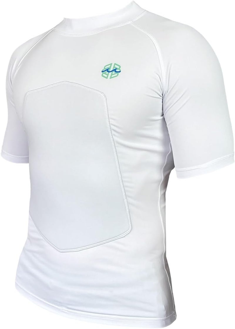 Ribby SPF 30+ Padded Rash Guard for Surfing, Boogie, Scuba - Image 2
