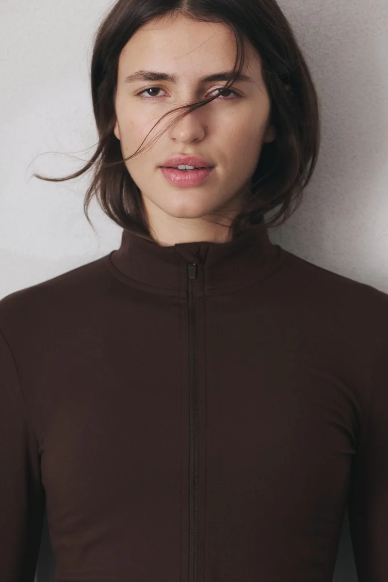 H&M SoftMove™ Zip-through sports jacket