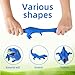AiSiXin Squishy Dinosaur Toys Blue Dinosaur Stress Balls for Kids and Adults Sand Filled Dinosaur Squishy Toys Dino Sensory Fidget Toys Squish Squeeze Ball Stretch Stress Relief Toys for Gifts - Image 4