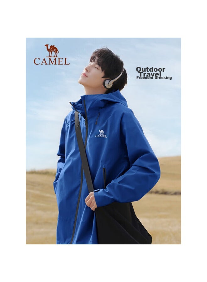 camel Camel Outdoor Single-layer Waterproof Jacket, Unisex Triple-protection Mountaineering Suit 6b001 Planet Purple, Unisex Xxxl  - Image 2