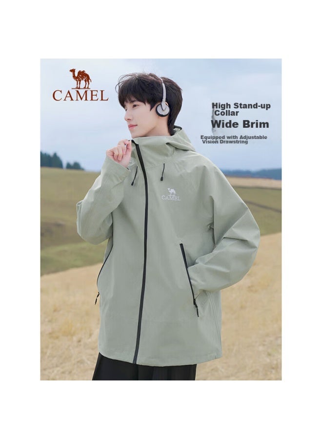 camel Camel Outdoor Single-layer Waterproof Jacket, Unisex Triple-protection Mountaineering Suit 6b001 Planet Purple, Unisex Xxxl  - Image 4