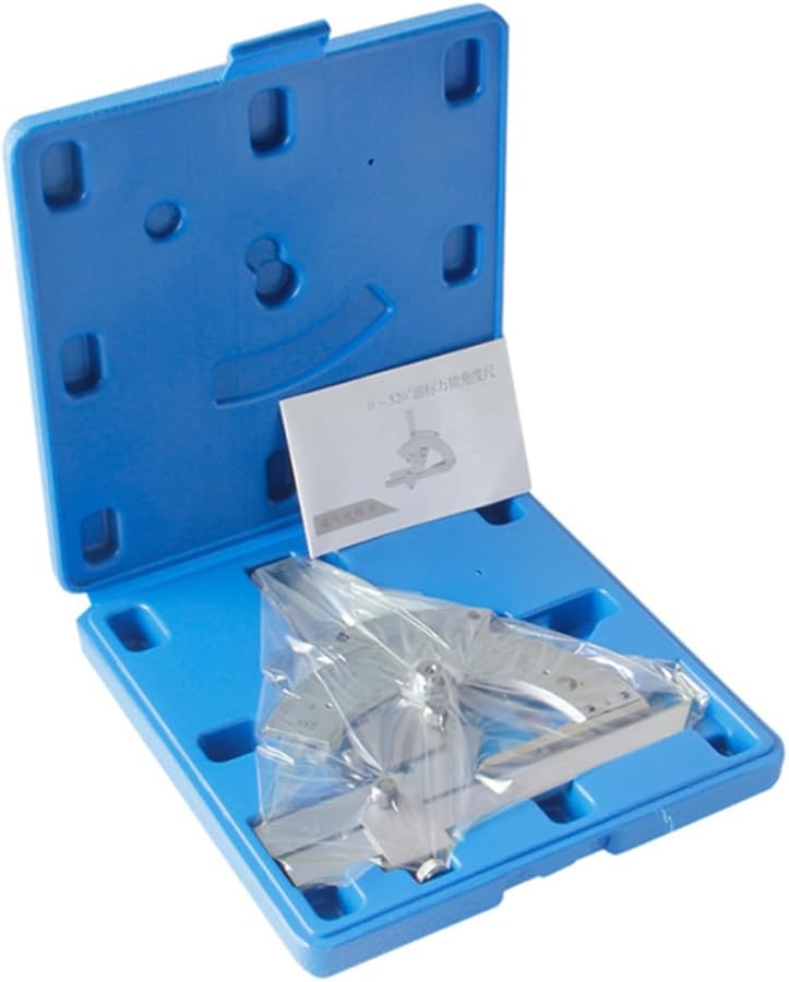 320 Degree Angle Measuring Ruler with Edge Extension for Surveyors and Engineers - Image 1
