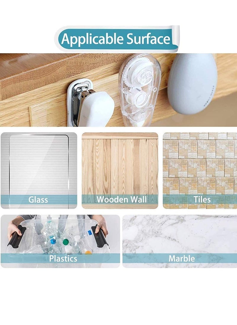 PAMEER - 2-Meter Reusable Nano Gel Double-Sided Tape, Double Action Tape, Multipurpose Removable Mounting Tape Adhesive Tape, Reuseable Strong Sticky Wall Tape Strips, Transparent Tape for Household items. - Image 1