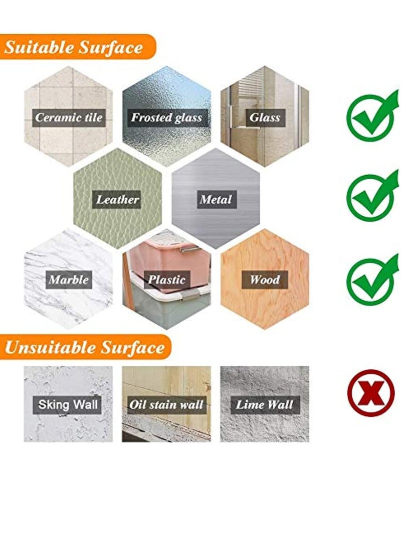 PAMEER - 2-Meter Reusable Nano Gel Double-Sided Tape, Double Action Tape, Multipurpose Removable Mounting Tape Adhesive Tape, Reuseable Strong Sticky Wall Tape Strips, Transparent Tape for Household items. - Image 1