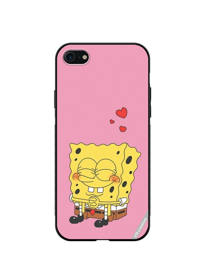 VR CREATIVE Protective Case Cover For Apple iPhone SE (2022) Spongebob Design Multicolour - Image 1