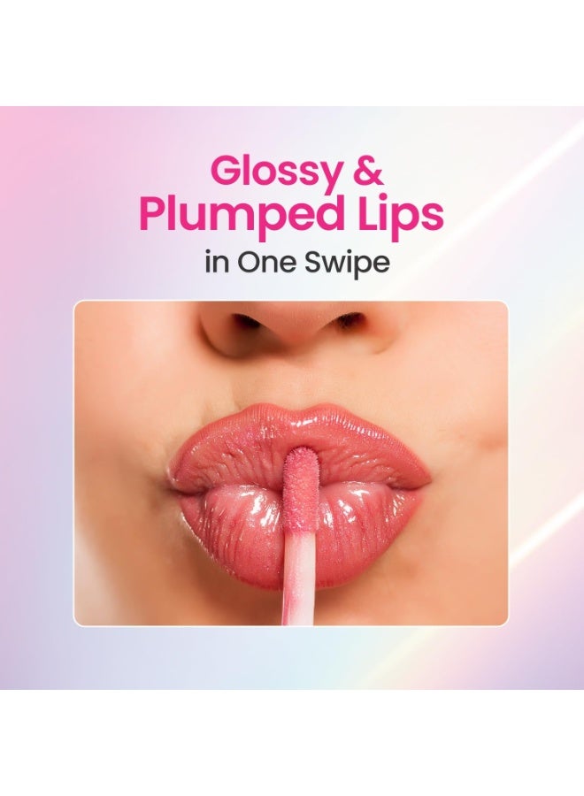Swiss Beauty Plump-Up Wet Lightweight Lip Gloss With High Shine Glossy Finish For Fuller And Plump Lips | Shade- Barely There, 2Ml| - Image 4