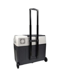 Royal ROYAL - Portable Car Mini Fridge, 2 Zone 50 Liter Freezer Compressor with Trolley, Voltage AC (Adaptor): 100V-240V, 50-60Hz Voltage DC 12V/24V, Refrigerant: R134a(24g) (YHA50) (Black & Off-white)  - Image 2