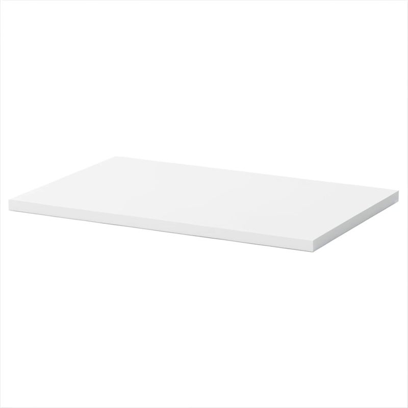 Bestone products Bestone products Table Top for CentreSofaOfficeCoffee Table Folding Wall Brackets Shelf Top Laminated Sanmica Semi Gloss Finish with Deco White Polish Color White 24x20 inches  - Image 1