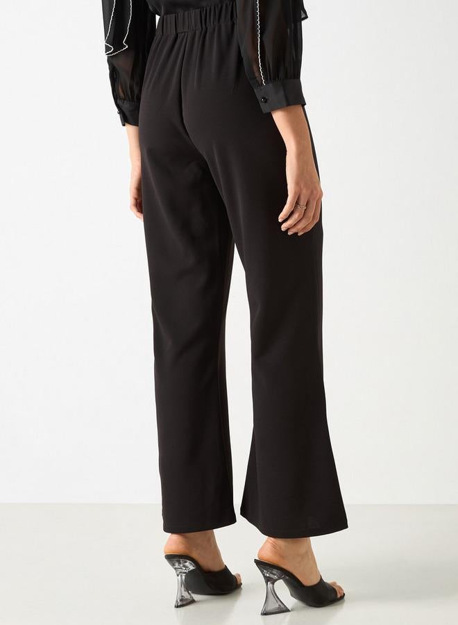 ايكونيك بنطلون سادة بِخصر مرن وقصّة عادية من آيكونيك - Image 3