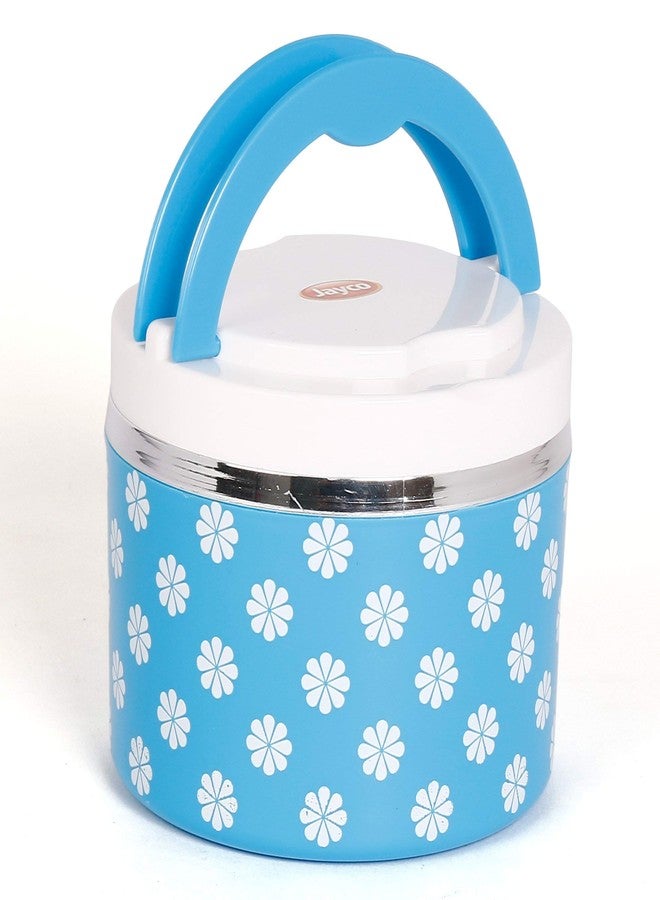 Jayco Venice Insulated Lunch Box for Office Men and Women BPA Free and Food Grade Plastic Best Tiffin Box for Office | Inner Steel, Blue | Made in India - Image 1
