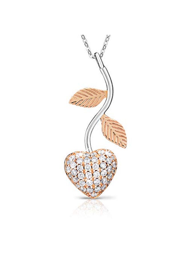 NIBEMINENT Unique Elegant Heart Necklace 