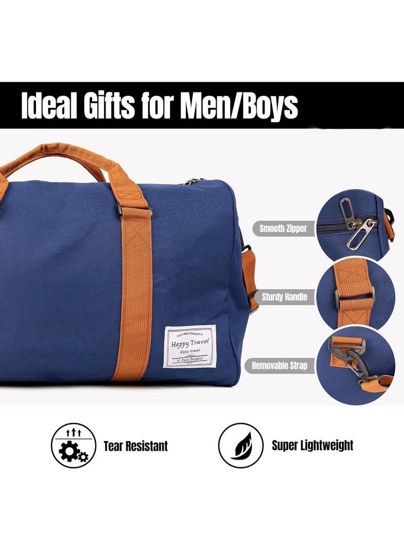 Arabest Unisex Oxford Cloth Travel & Fitness Bag - Handheld & Shoulder Sports Bag (Dark Blue) - Image 3
