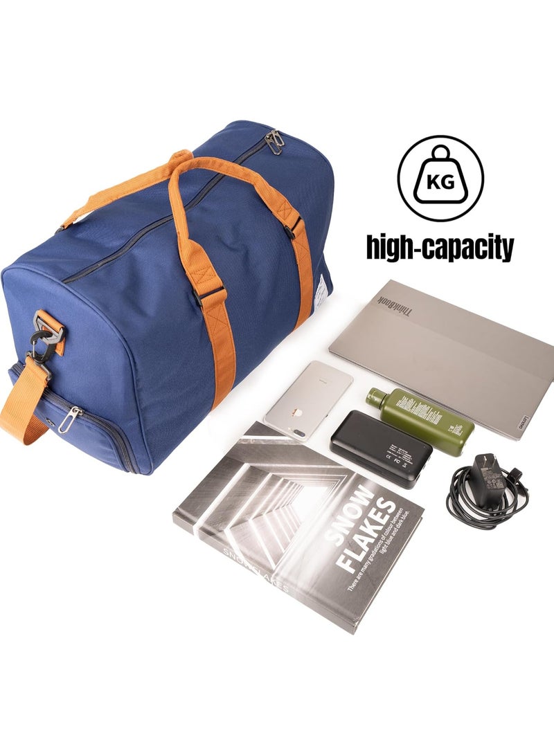 Arabest Unisex Oxford Cloth Travel & Fitness Bag - Handheld & Shoulder Sports Bag (Dark Blue) - Image 4