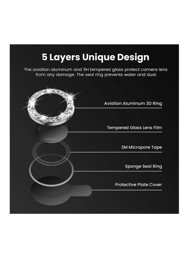 Captaintech Camera Lens Protector Camera Lens Protector for iPhone 12 Pro Max 9H Tempered Glass Camera Cover Screen Protector for iPhone12 Pro Max 6.7 inch - Image 5