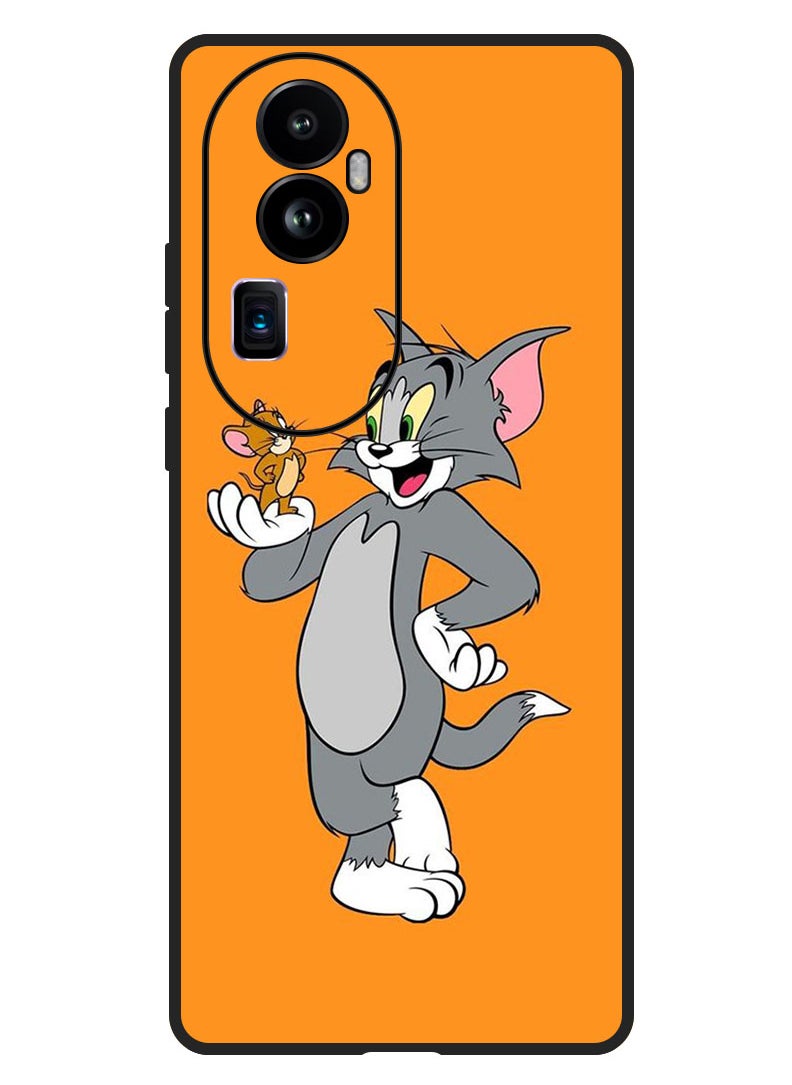 Theodor Protective Case Anti Scratch Shock Proof Bumper Cover For Oppo Reno 10 Pro Plus Tom and Jerry (2)  - Image 1
