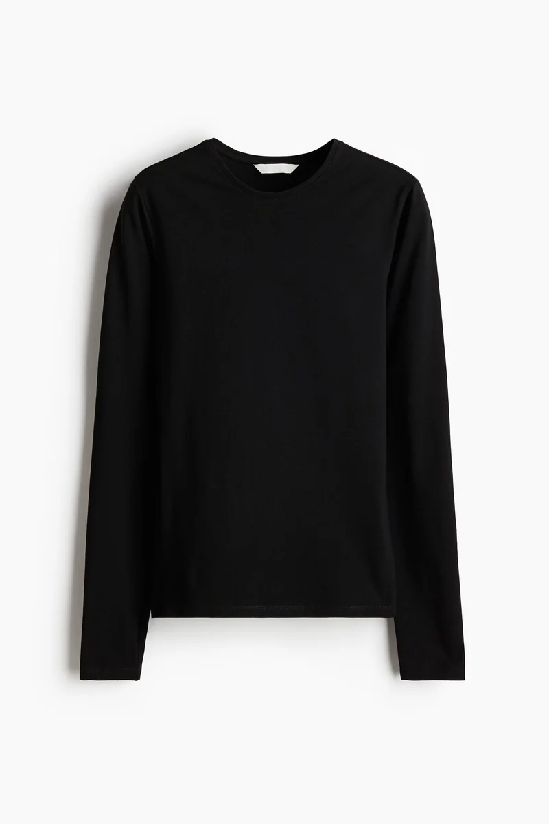 H&M Fitted Cotton Top