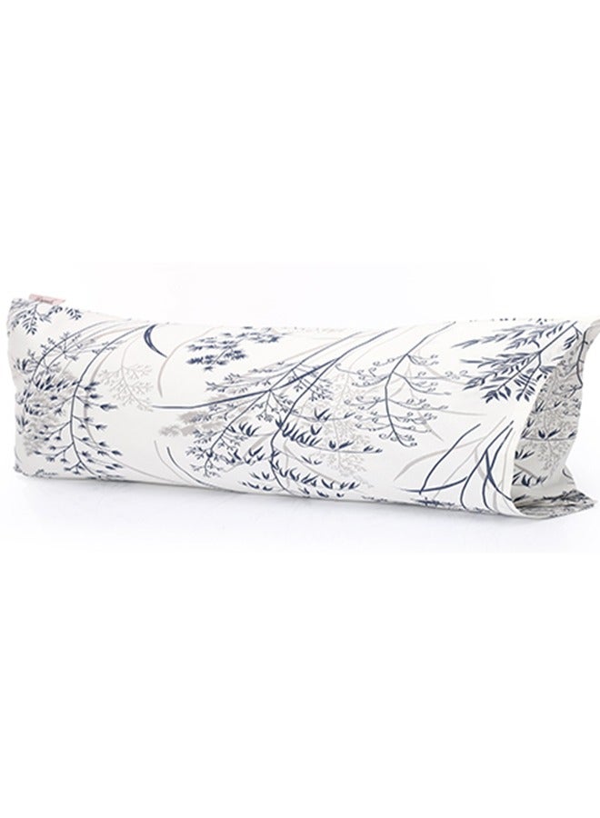 snooze Long Pillowcase, Breeze blue design - Image 1