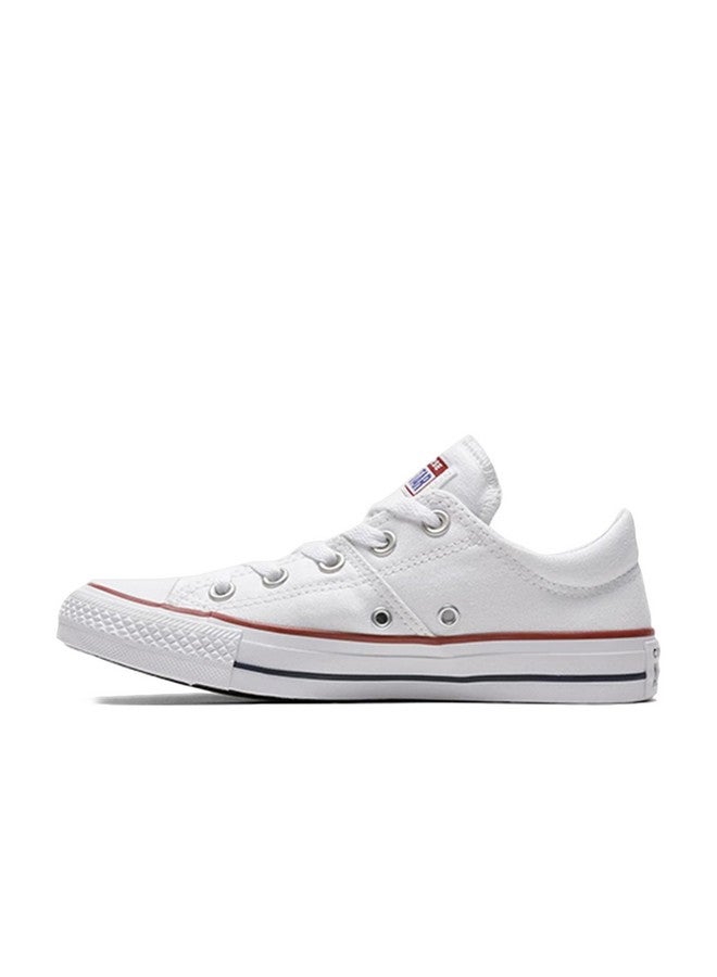 كونفرس حذاء رياضي نسائي من Converse Chuck Taylor All Star Madison منخفض الرقبة باللون الأبيض - Image 1