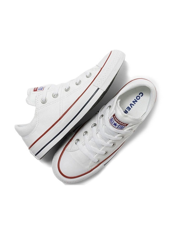 كونفرس حذاء رياضي نسائي من Converse Chuck Taylor All Star Madison منخفض الرقبة باللون الأبيض - Image 4