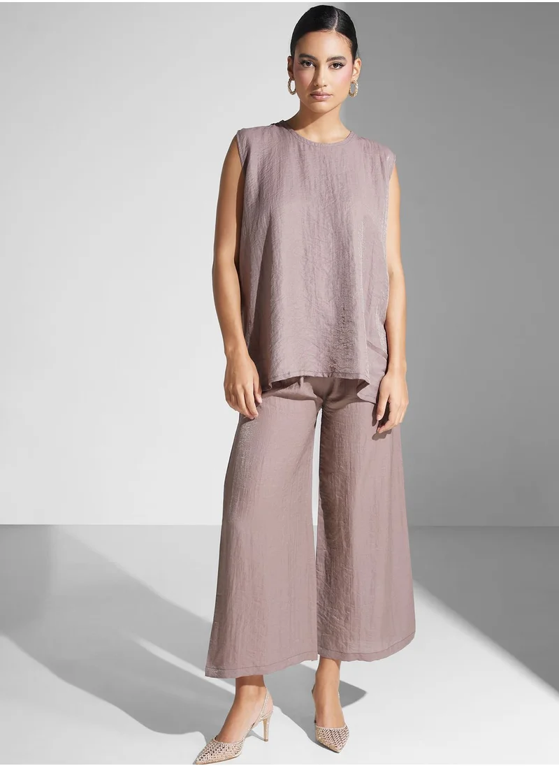 hayas closet Abaya With Tunic And Pant Set
