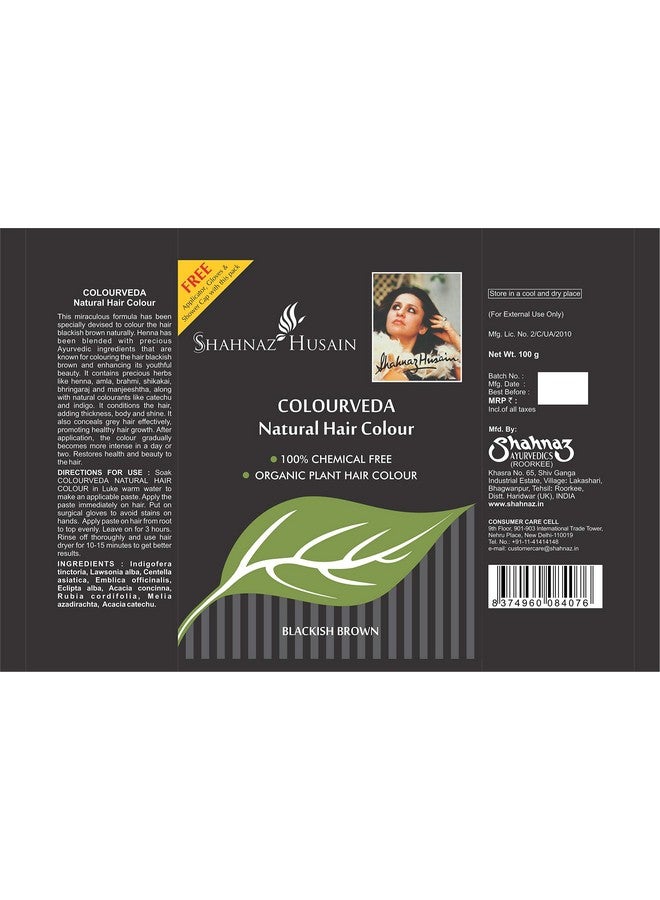 Shahnaz Husain Colourveda Herbal Ayurvedic Natural Hair Color Latest International Packaging (3.5 Oz / 100 G) - Image 5