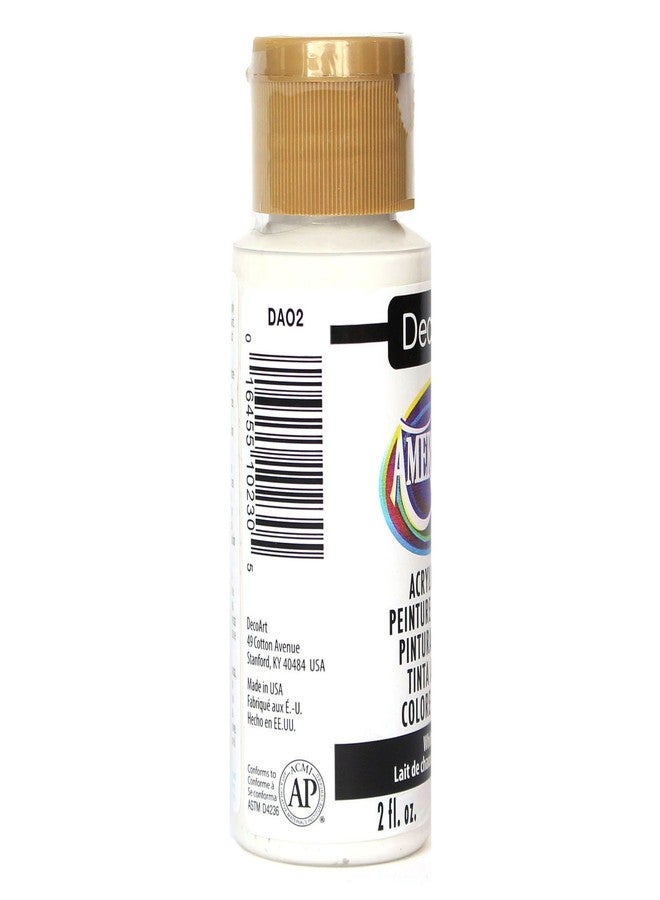 DecoArt Americana Acrylic Paint, 2-Ounce, White Wash - Image 2
