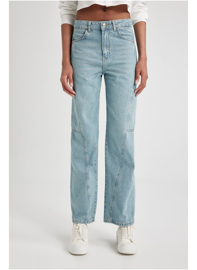DeFacto - Woman 90'S Wide Leg Denim Trousers - Image 1