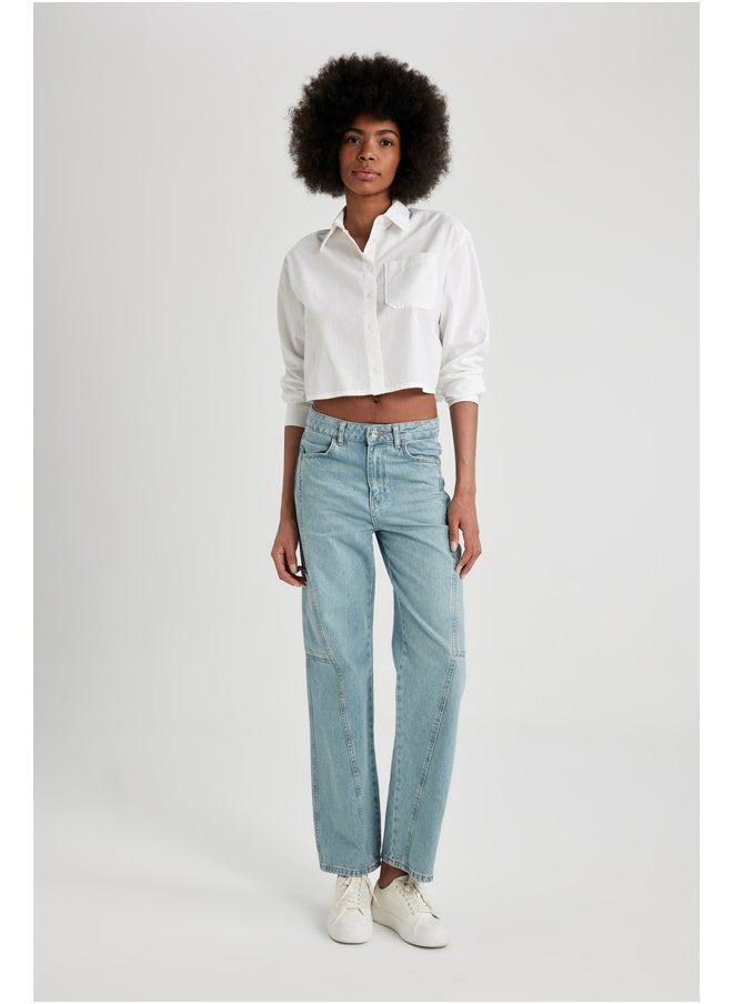 DeFacto - Woman 90'S Wide Leg Denim Trousers - Image 1