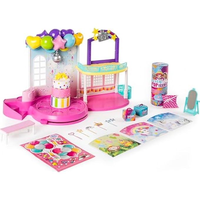 - POPTASTIC PARTY PLAYSET WITH CONFETTI, EXCLUSIVE COLLECTIBLE MINI DOLL AND ACCESSORIES, FOR AGES 4 AND UP, STANDARD - Image 3