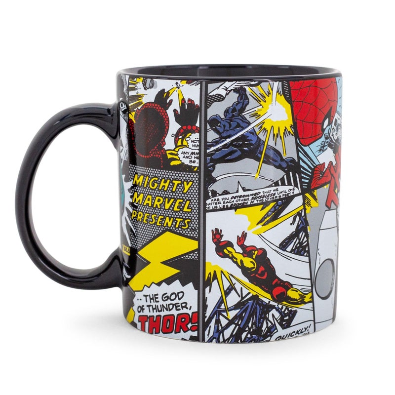 Marvel Comics Panels Ceramic Mug | Large Coffee Cup For Tea, Espresso, Cocoa | Holds 20 Ounces - Image 3