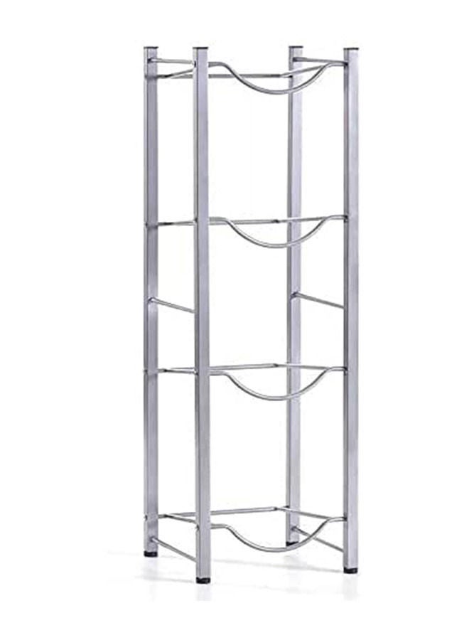 تخزين زجاجة المياه 4 طبقات حامل زجاجة المياه جالون الجرف - Image 3