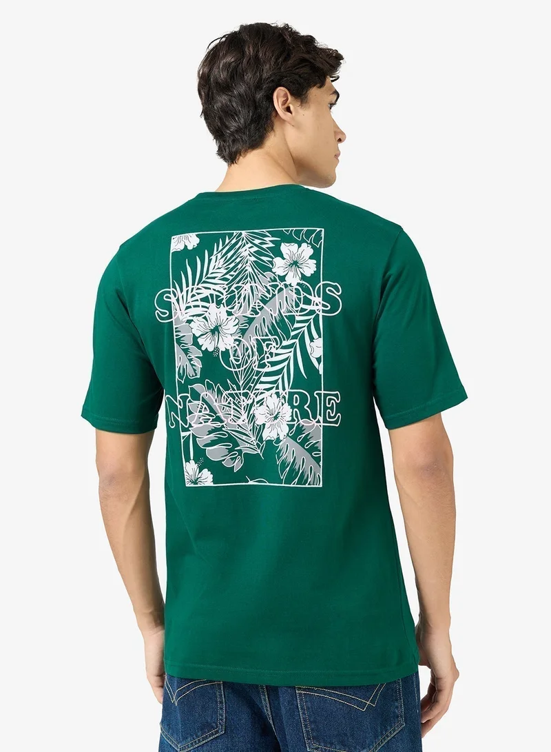 Seventy Five Graphic Print Regular Fit T-Shirt