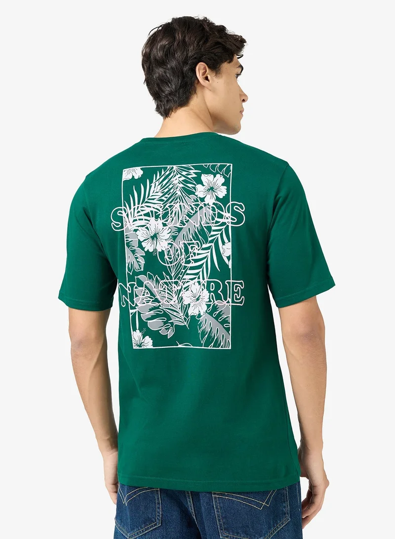 Seventy Five Graphic Print Regular Fit T-Shirt