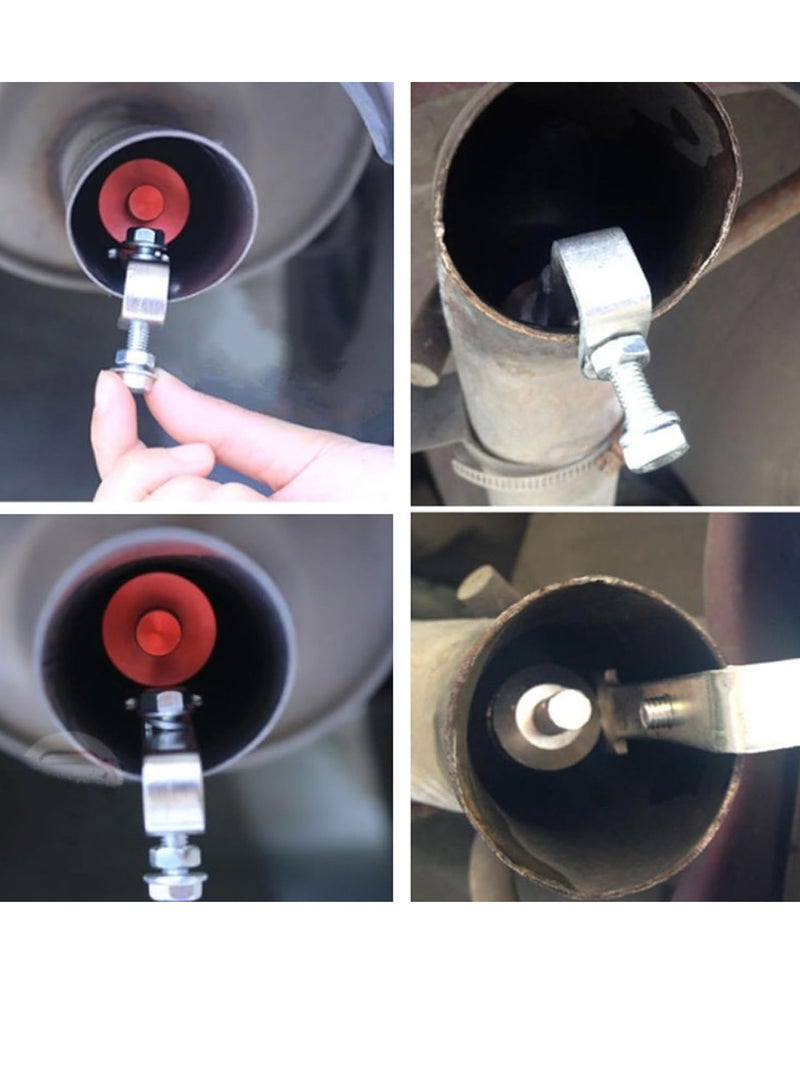 PAMEER Aluminum Alloy Exhaust Turbo Sound Whistle Simulator, Turbo Sound Exhaust Muffler Pipe Whistle Car Roar Maker, Car Blow off valve Tip Simulator Whistler Tail Pipe.  - Image 3