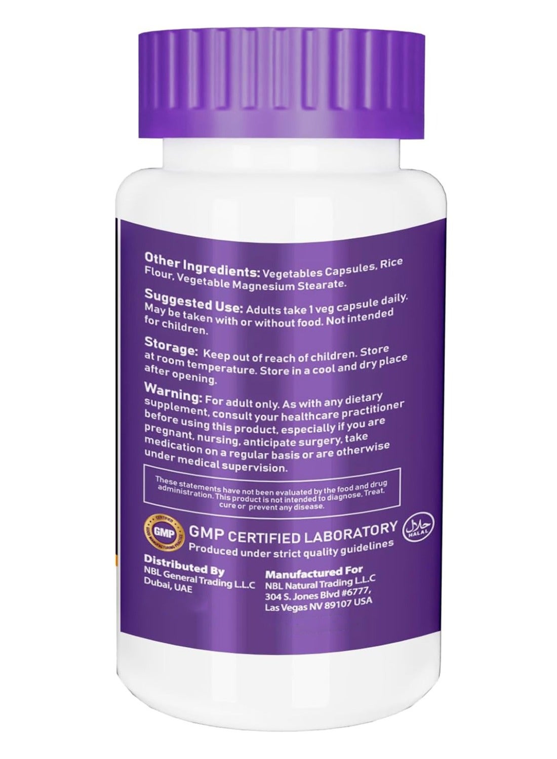 Nbl Natural Once Daily Probiotics 50 Billion Cfu 16 Probiotic Strains For Women Capsules 30'S