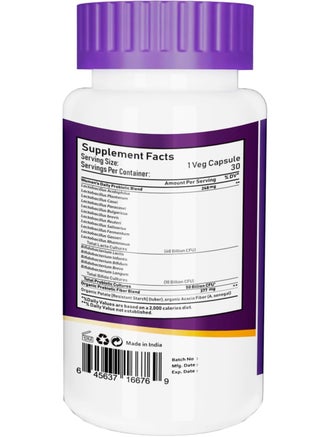 Once Daily Probiotics for Women & Prebiotics, 50 Billion CFU for Women’s Daily Digestive & Immune Health, 16 Probiotic Strains, 30 Capsules - view 2