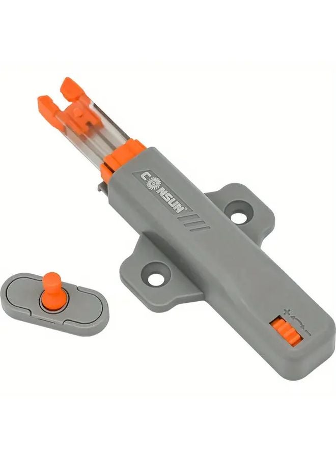 Gray Self Locking Cabinet Door Rebound Device ABS Resin Furniture Hardware - Image 4