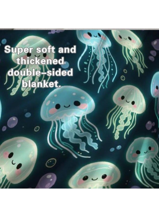 عام بطانية رقيقة من الفانيلا الكرتونية للأطفال والرضع (دافئة ومريحة، ومناسبة للنوم والألعاب) 70 سم * 100 سم - Image 5