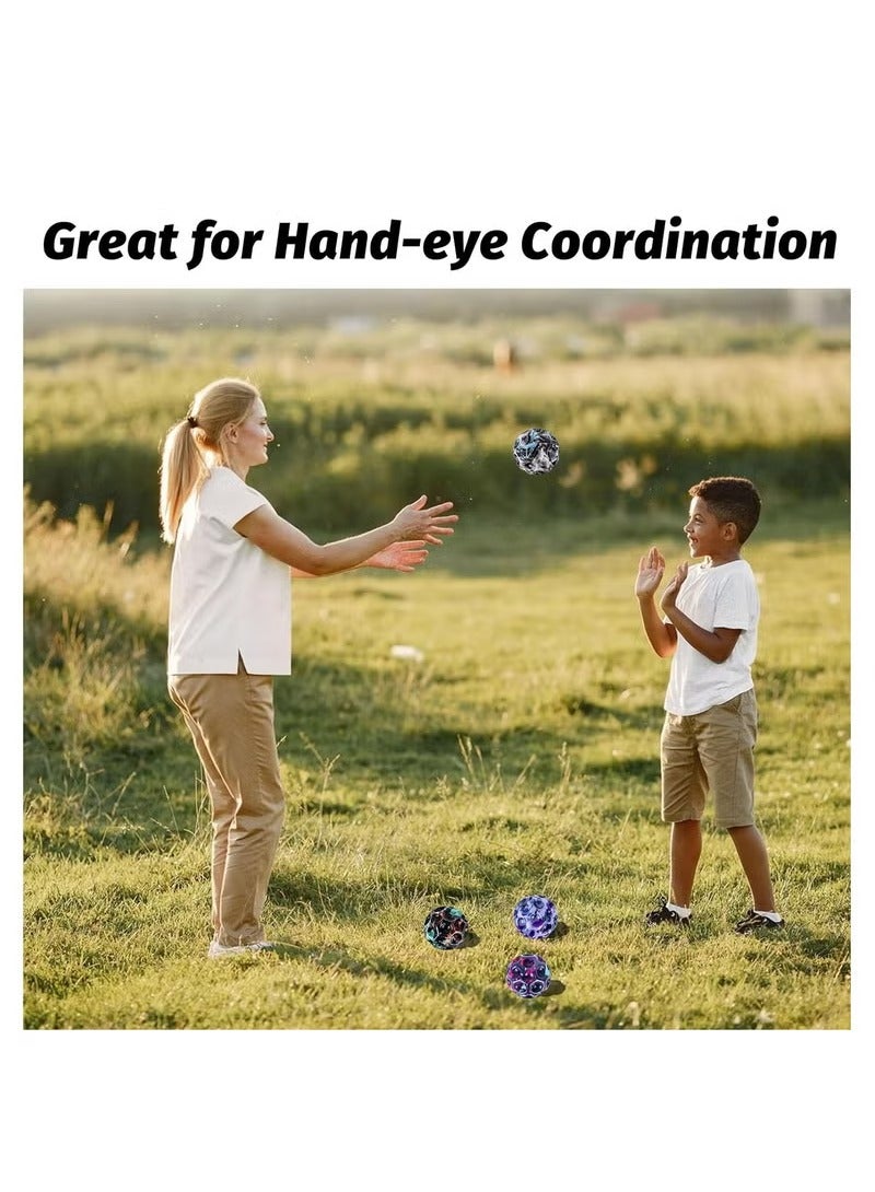 4 Piece Space Bounce Ball, Super High Bouncing Moon Foam Balls For Adults Improve Hand Eye Coordination Sports Training  - Image 5