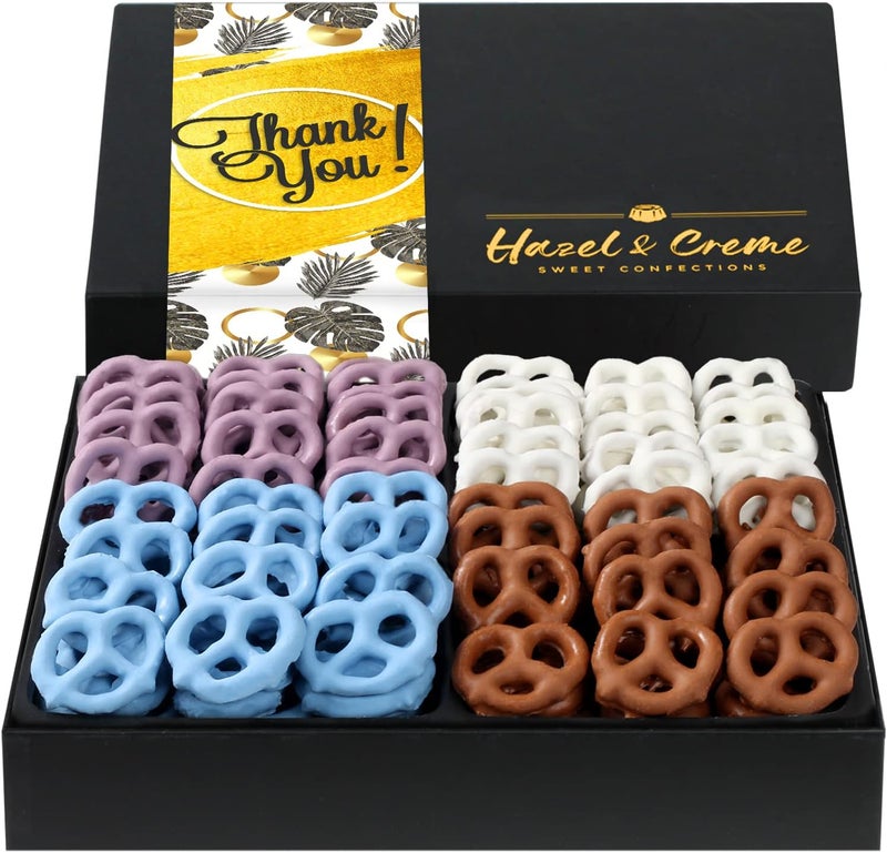 Hazel & Creme Yogurt and Chocolate Pretzels Gift Box - Image 1