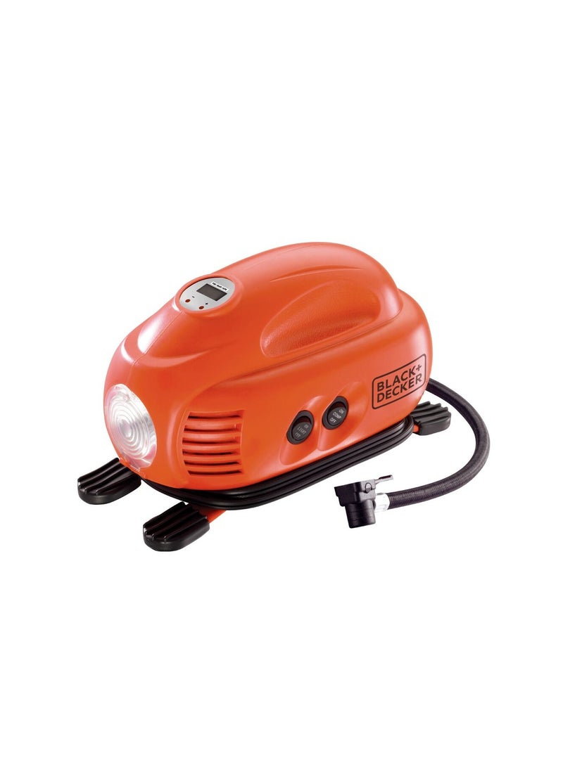 بلاك اند ديكر منفاخ هواء وضاغط هواء للدراجات والسيارات ومنفاخات الهواء والكرات الرياضية 12 فولت 120 رطل لكل بوصة مربعة ASI200-XJ - Image 2