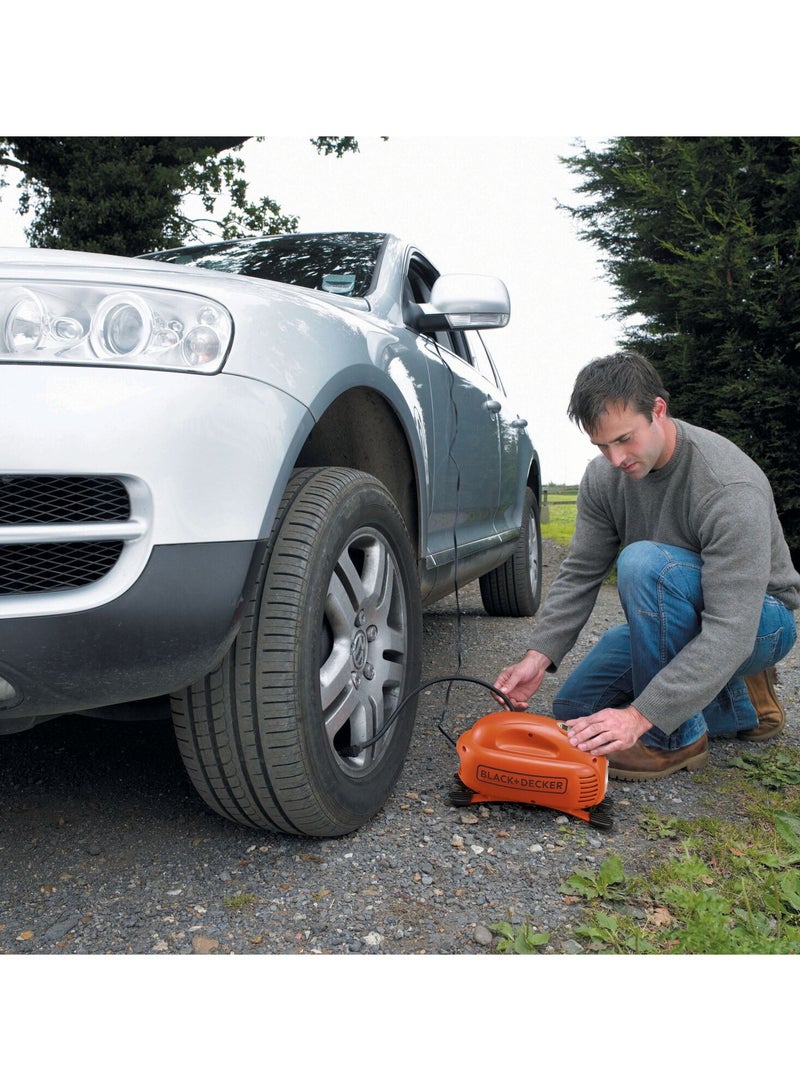 بلاك اند ديكر منفاخ هواء وضاغط هواء للدراجات والسيارات ومنفاخات الهواء والكرات الرياضية 12 فولت 120 رطل لكل بوصة مربعة ASI200-XJ - Image 5