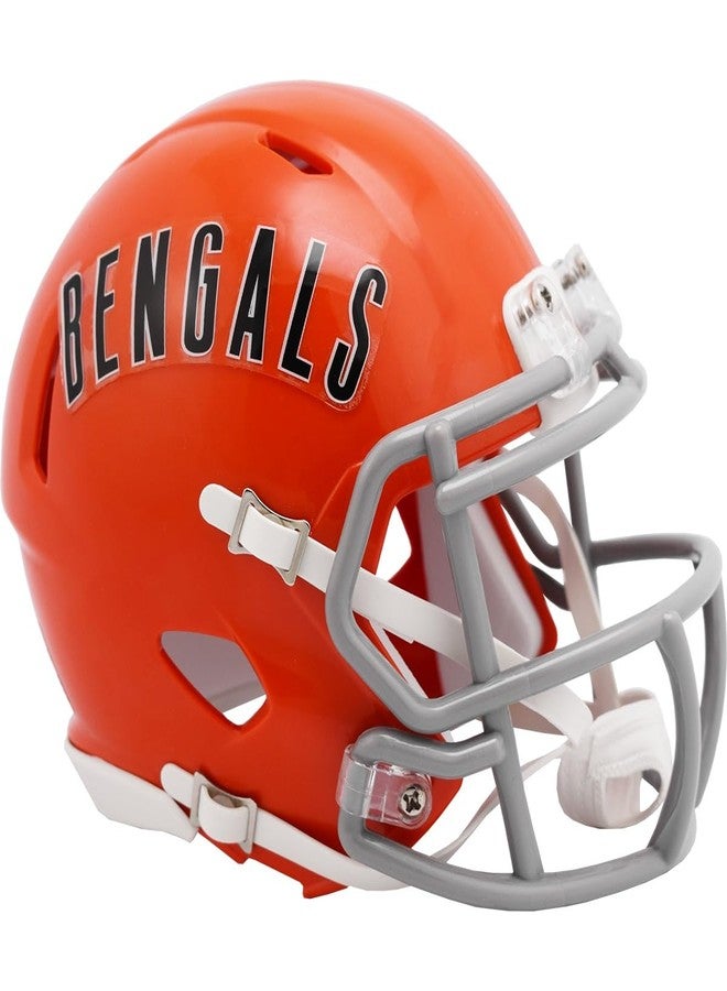 Cincinnati Bengals 1968 to 1979 Throwback Revolution Speed Mini Football Helmet - New in Riddell Box