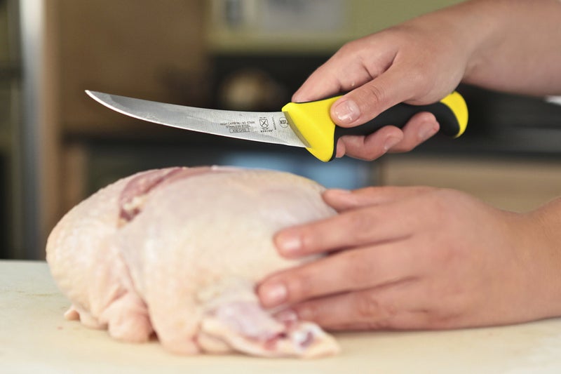 Mercer Culinary Millennia Colors Boning Knife, 6-Inch Curved, Yellow - Image 2